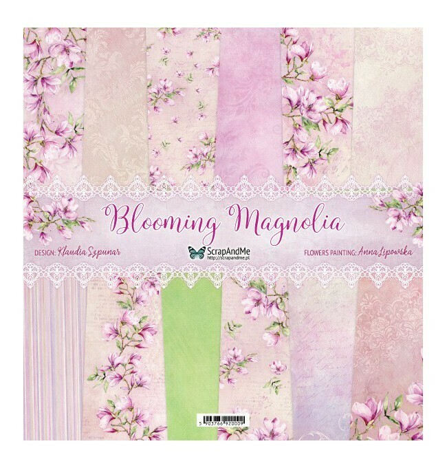 ScrapAndMe - Blooming Magnolia  - 12 x 12 Paper Collection