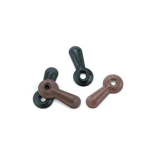Creative Impressions - Large Turn Mounts - Brown &amp; Black - 50 pcs - CI84542