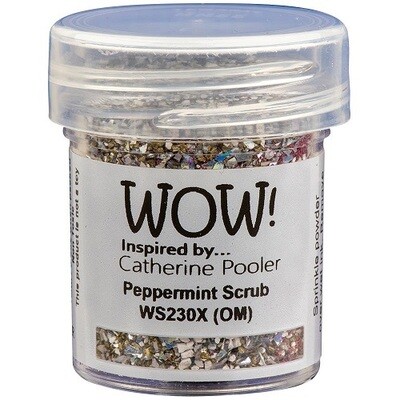 WOW Embossing Glitter Powder - Peppermint Scrub - WS230X - 15ml / 1.oz
