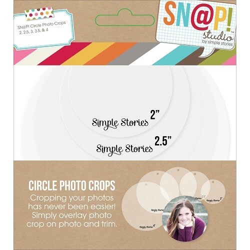Simple Stories - Sn@p! Studio - Photo Crop Circle Templates