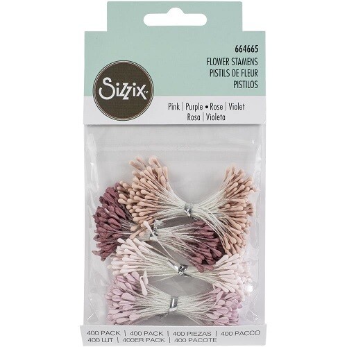 Sizzix - Flower Stamens - Pinks - 400 pack - 664665