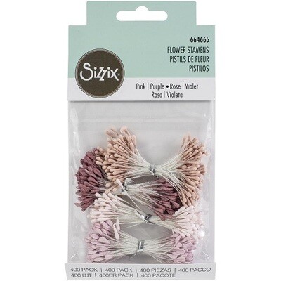 Sizzix - Flower Stamens - Pinks - 400 pack