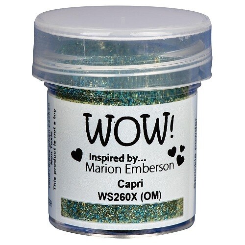 WOW Embossing Glitter Powder - Capri - 15ml / 1.oz