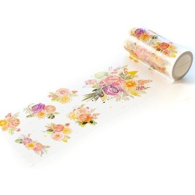 PinkFresh Studio - Joyful Bouquet - Washi Tape - 4" x 11yd - PF110721