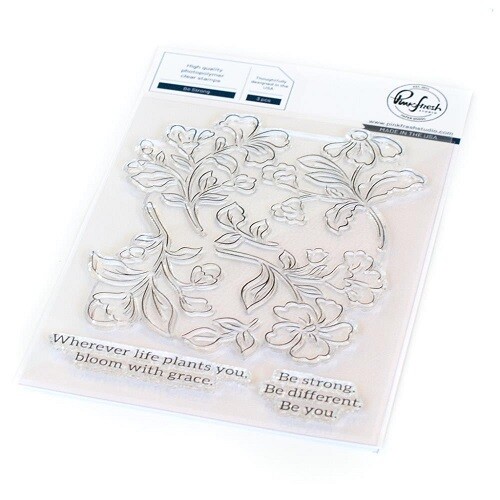 PinkFresh Studios - Clear Stamp - Be Strong 4" x 6" - 112821
