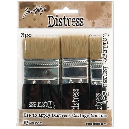 Tim Holtz - Distress Collage Brush Set - 3 pcs - TDA50896