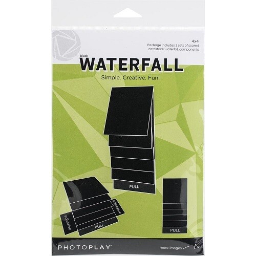 Photoplay Makers Series - Waterfall Mechanical Set - 4" x  4" - Black - PPP2164