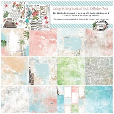 49 & Market - Vintage Artistry - 12 x 12 Collection - Beached - VTB34468
