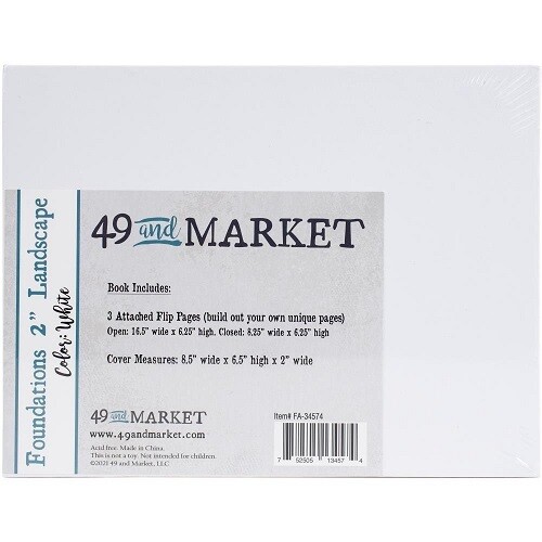49 & Market - Foundations Memory Keeper - Landscape - White Album - FA34574