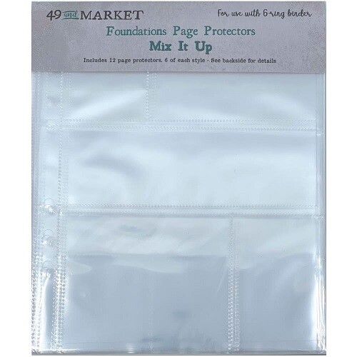 49 & Market - Foundations - Page Protectors - Mix It Up - 12 pages
