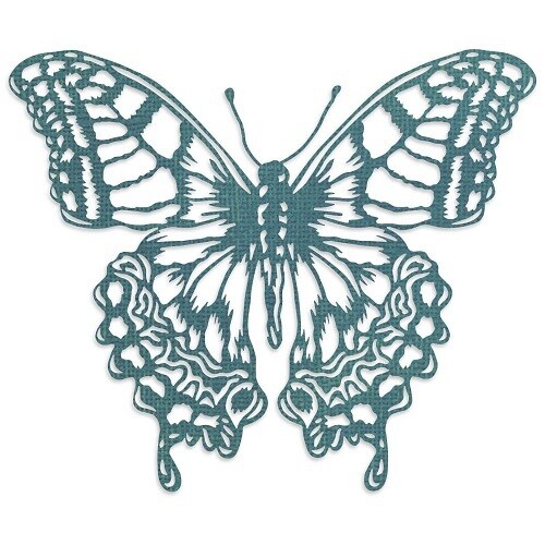 Sizzix - Thinlets Dies - Designed By Tim Holtz - Perspective Butterfly - 665201