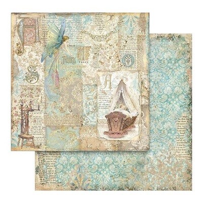 Stamperia - Sleeping Beauty Collection - 12" x 12" Papers - 10 sheets - SBBL89