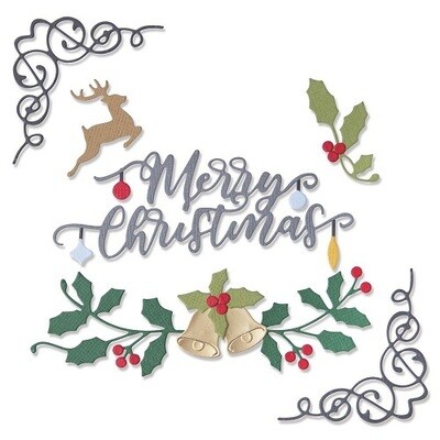 Sizzix - Thinlets Dies - Festive Elements - 10 pcs - 664706