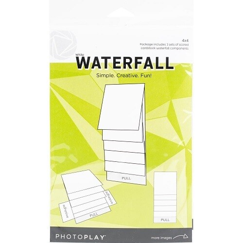 Photoplay Makers Series - Waterfall Set - 4" x 4" -White - Mechanical