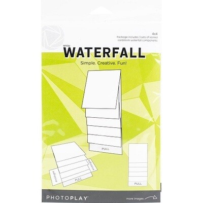 Photoplay - Makers Series - Waterfall Mechanical Set - 4" x 4" - White - PPP2160