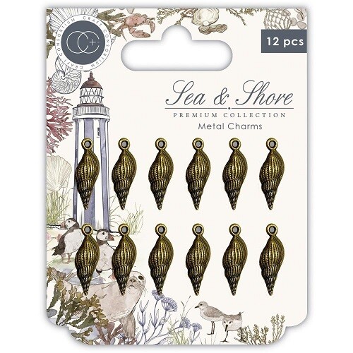 Craft Consortium - Sea &amp; Shore - Charms - Sea Shells - CCMCHM024
