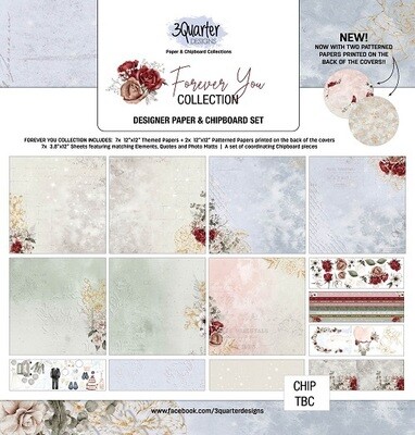 3 Quarter Designs - 12 x 12 Collections - Forever You - Sept 2021