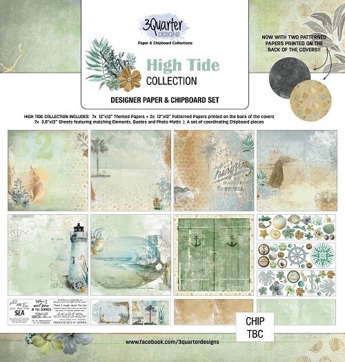 3 Quarter Designs - 12 x 12 Collections - High Tide