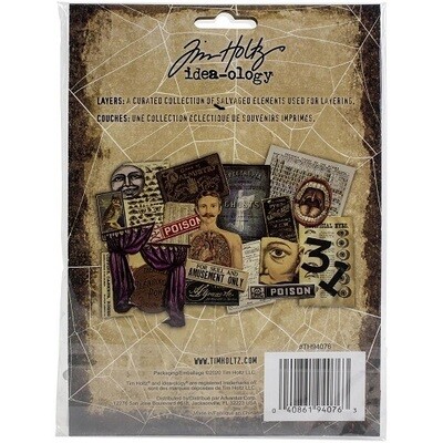 Tim Holtz - idea-ology - Halloween - Layers - 28 pcs - TH94076 