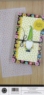 Photoplay - Slimline Stencil - Ditsy Dots - 4" x 9" Stencil - SIS2856
