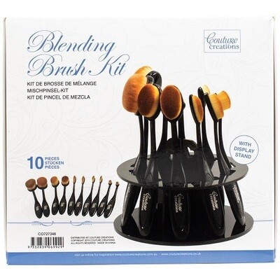 Couture Creations - Blending Brush Kit (Inc. Stand) - 10 Pk