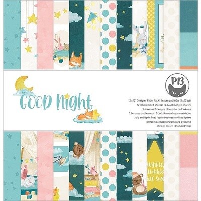 P13 - Goodnight - 6" x  6" - Scrap pad