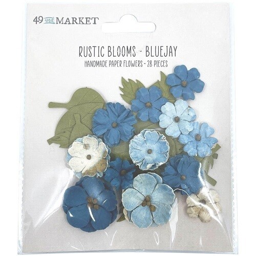 49 & Market - Rustic Blooms - Mulberry Paper Flowers
