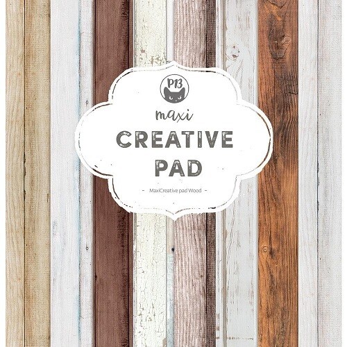 P13 - Maxi Creative Pad - Wood - 12 x 12 Paper - Collection Pack