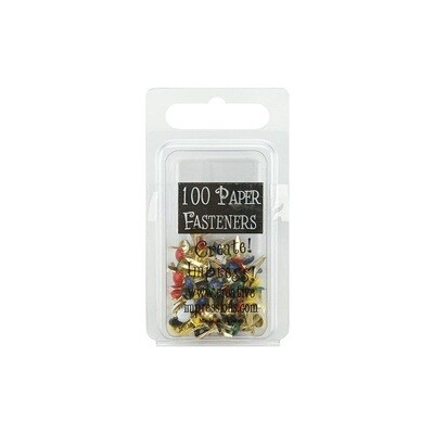 Creative Impressions - Brads - Mini - Primary Colours - Round - 3mm 100pack - CI90190