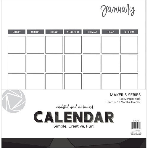 Photoplay - Undated Calendar - 12 x 12 - PPP3080