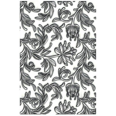 Sizzix - Designed by Tim Holtz - 3D Texture Fades - Embossing Folder - Mini Botanical - 665631