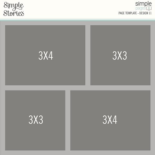 Simple Stories - Simple Pages - #11 - Templates  - SPT15970