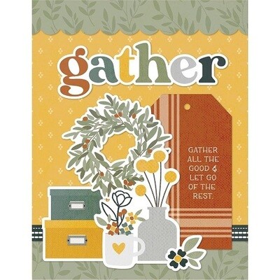 Simple Stories - Simple Card Kit - Hearth &amp; Home - Happy Greetings Hearth &amp; Home Collection - 16529