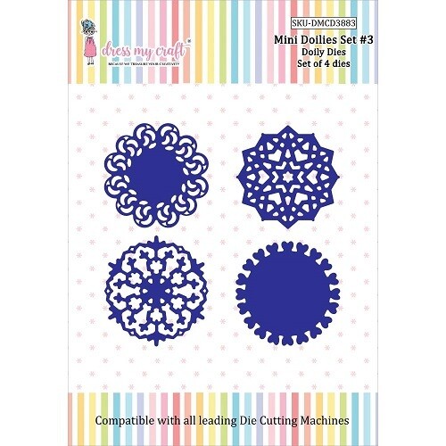 Dress My Craft - Dies - Mini Doilies #3 - DCMD3883 - 4 pcs