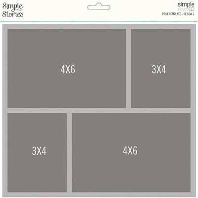 Simple Stories - Simple Pages - #1 - Templates  - SPT15827