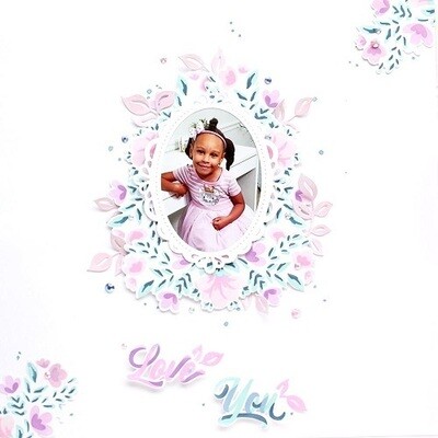 PinkFresh Studio - Brushed Sentiments - Layered Stencil - 134421 - 3 pcs