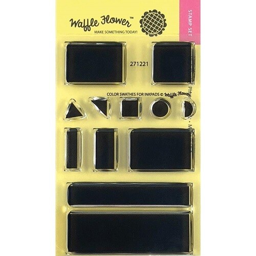 Waffle Flower Crafts - Colour Swatch Stamps - 2" x 3" - 271221