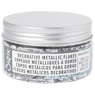 Sizzix - Deco Metallic Flakes - Silver - 0.8gm