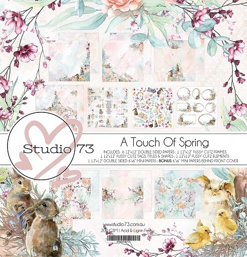 Studio 73 -  A Touch of Spring - 12 x 12 Paper Collection