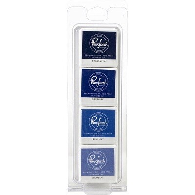 PinkFresh Studio - Dye Ink Cubes - Set of Four - Starry Night - PFDIC06