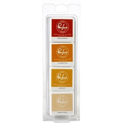 PinkFresh Studio - Dye Ink Cubes - Set of Four - Indian Summer - PFDIC10