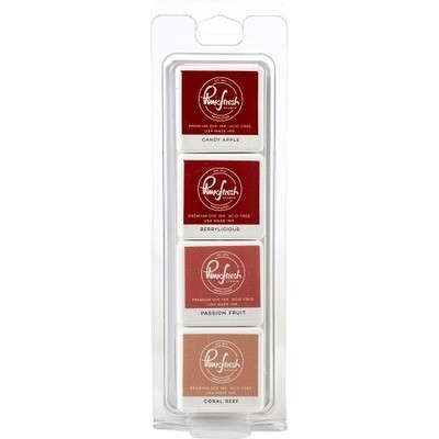 PinkFresh Studio - Dye Ink Cubes - Set of Four - Heartbeat - PFDIC09 