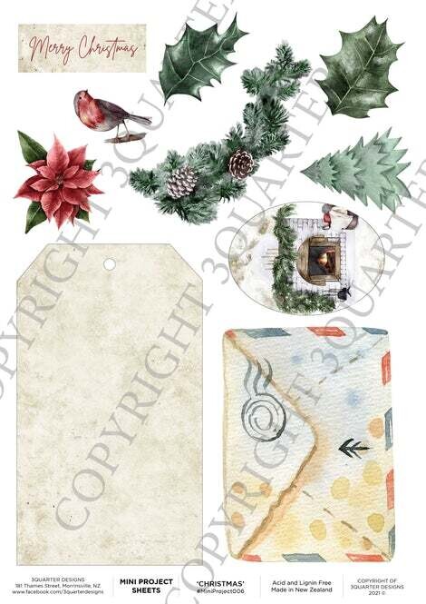 3 Quarter Designs - Mini Project Sheets - #6 - Christmas