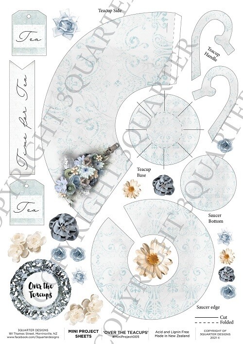 3 Quarter Designs - Mini Project Sheets - Over The Teacups #5