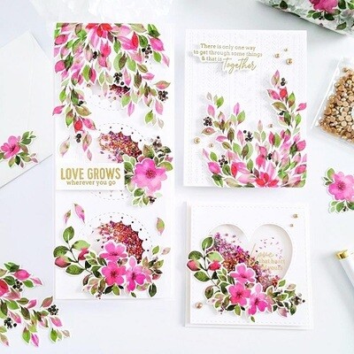 PinkFresh Studio - Clear Stamp - Always Uplifting - 4" x 6" - 133421