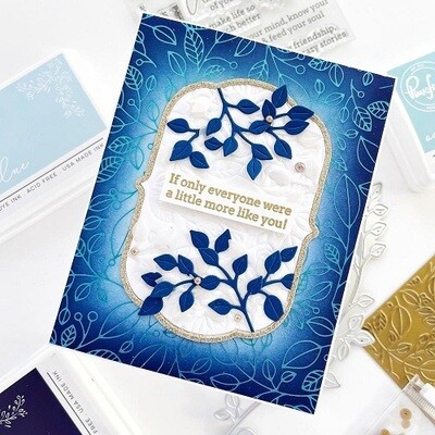 PinkFresh Studio - Hot Foil Plate - Lush Vines - 134121