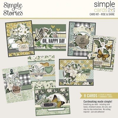 Simple Stories - Card Kit - Rise & Shine - Simple Vintage Weathered Garden - 16736
