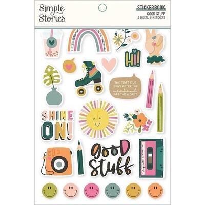 Simple Stories - Good Stuff Collection - Sticker Book - 549 pcs - GOO168918