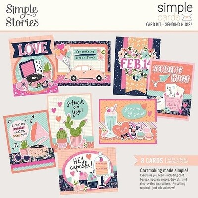 Simple Stories - Card Kit - Sending Hugs - Happy Hearts Collection - HHE16926