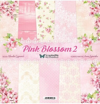 ScrapAndMe - Pink Blossom 2 - 12 x 12 Paper Collection